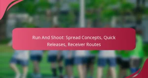 Run And Shoot: Spread Concepts, Quick Releases, Receiver Routes